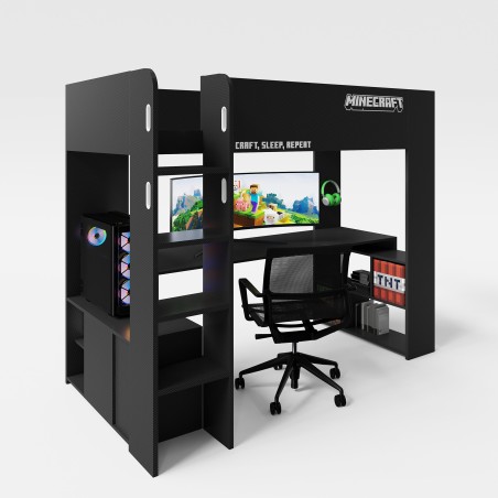 Narivoodi Minecraft - Mängurivoodi 90 x 200 cm