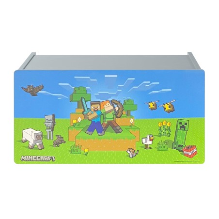 Mänguasjakast Minecraft kaanega – Kokkupandav iste – Hall / Roheline