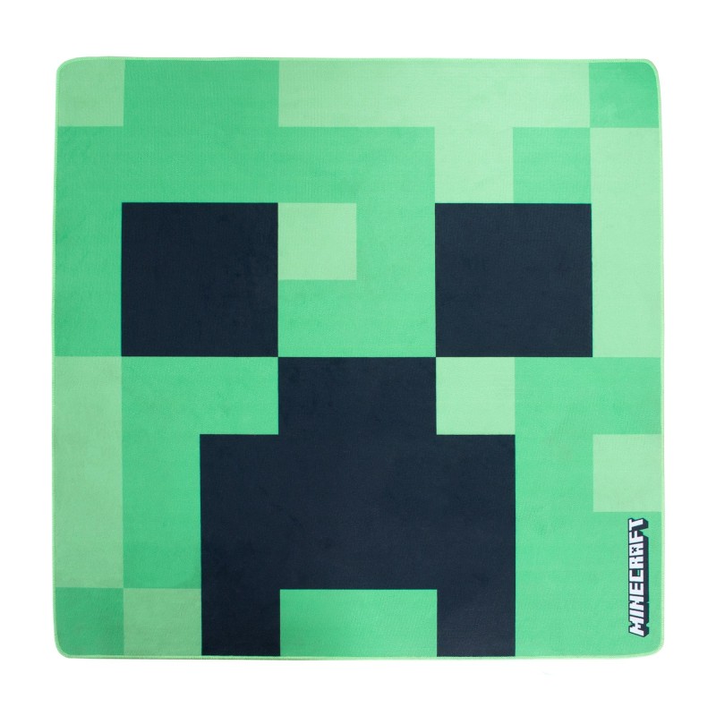 Vaip Minecraft Creeper - 120 x 120 cm - Roheline / Must