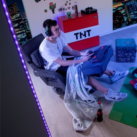 Mänguritool Minecraft käe-, jala- ja kaelatoega - koos klaviatuurihoidjaga