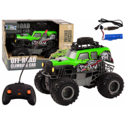 Off-Road RC kaugjuhtimispuldiga auto 1:16 Roheline