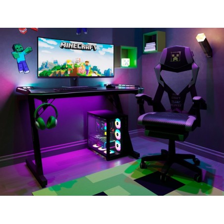 Seinariiulid Minecraft – 3-osaline komplekt – erineva suurusega kuubikud – heleroheline