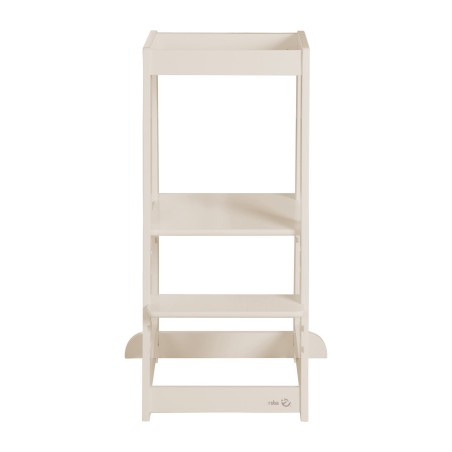 Montessori inspireeritud puidust õpitorn "Monti Step" - reguleeritava kõrgusega - kašmiir