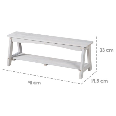 Laste õuemööbli komplekt 1 laud, 2 pinki, päikesevarju ja istmepatjadega "Little Stars" - hall