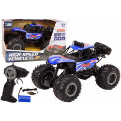 Maastikul kaugjuhitav RC-auto 1:8 sinised...