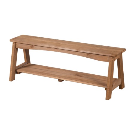 Laste õuemööbli komplekt 1 laud, 2 pinki, päikesevarju ja istmepatjadega "Little Stars" - tiikpuu