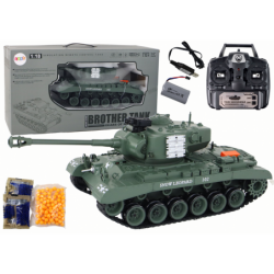 Leopard RC tanki kaugjuhtimisega kahur 1:18 hall
