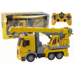 Kraana ehitussõiduk 2,4G R/C Kollane 1:12