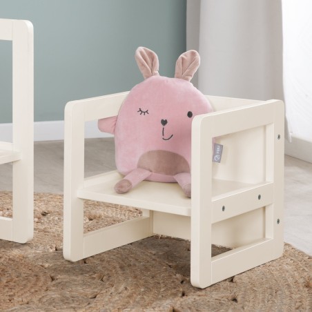 Laste laud ja tool 3in1 - Muudetav taburet ja laud - Ümberkujundatav lastepingiks - Kašmiir