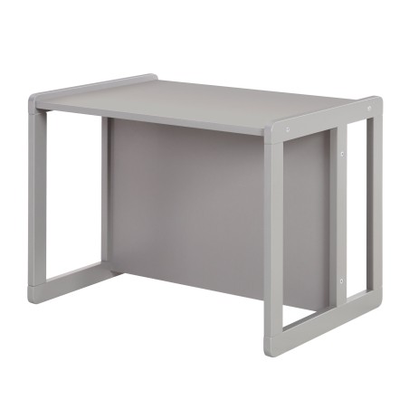 Laste laud ja tool 3in1 - Muudetav taburet ja laud - Ümberkujundatav lastepingiks - hall