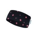 Laste peapael, fliis, black flowers