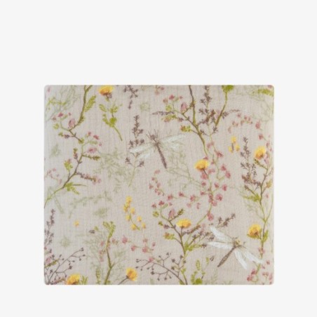 Kahekihiline musliinitekk 100x100 cm, Secret Garden Beige