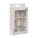 Laste kahvel ja lusikas komplekt, Platinum Silicone Sand