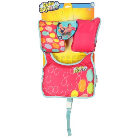 Vahtvest ujumisvarrukatega ujumisvest lastele 3-6 aastat 19-30 kg BESTWAY 32174 roosa