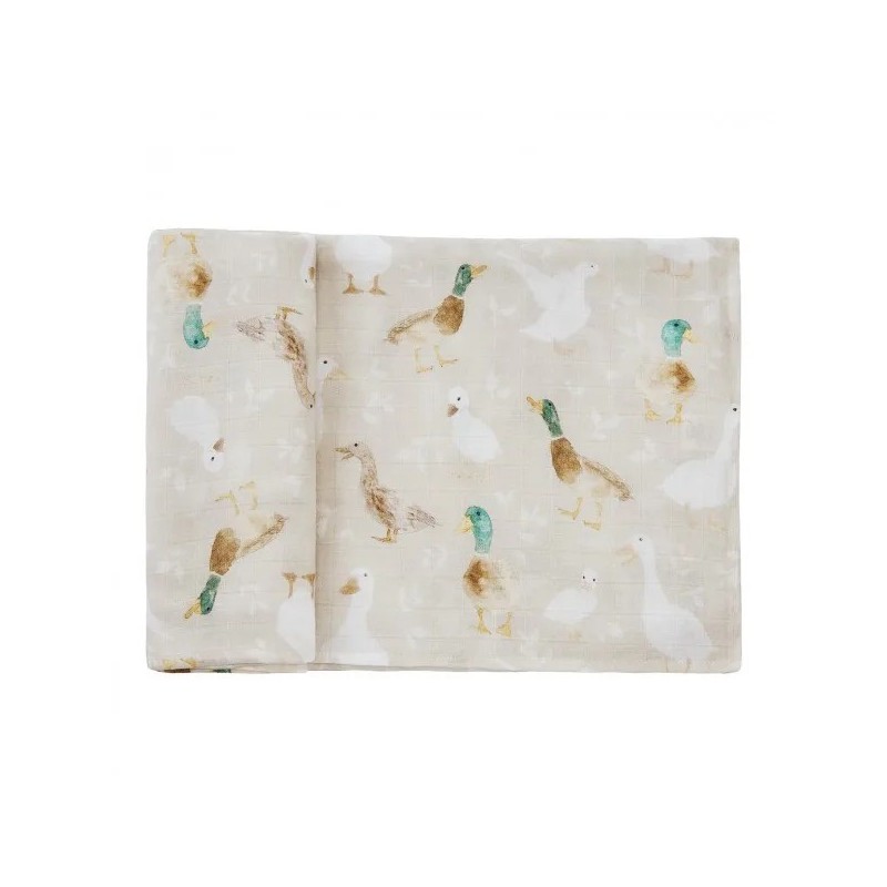 Bambus lapp 70x70 cm, ducks