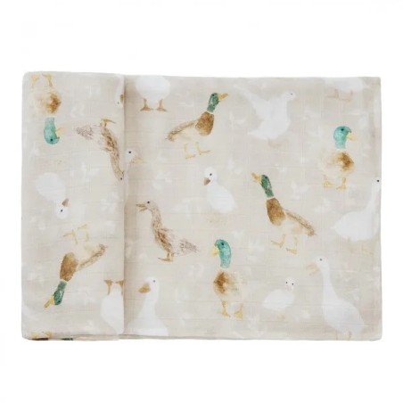 Bambus lapp 70x70 cm, ducks