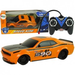 Kaugjuhitav sportauto 1:24 võidusõiduoranž 27...