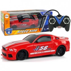 R/C sportauto 1:24 võidusõidu punaseks toonitud...