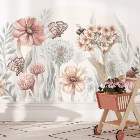 Seinakleebis wildflowers suurus-XXL
