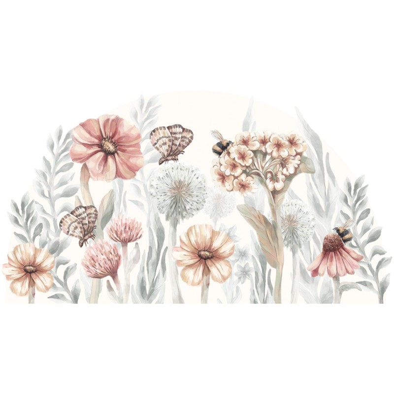 Seinakleebis wildflowers suurus-XXL