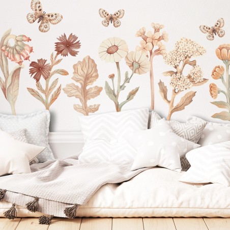Seinakleebis flowers boho l