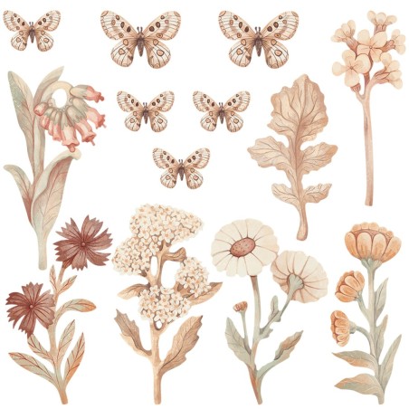 Seinakleebis flowers boho l
