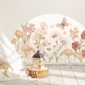 Seinakleebis flowers boho suurus-L