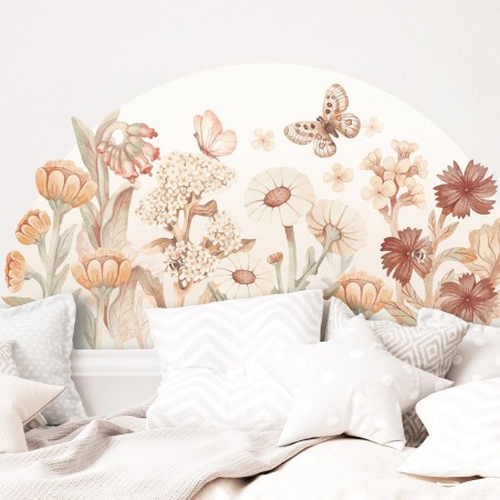 Seinakleebis flowers boho suurus-L