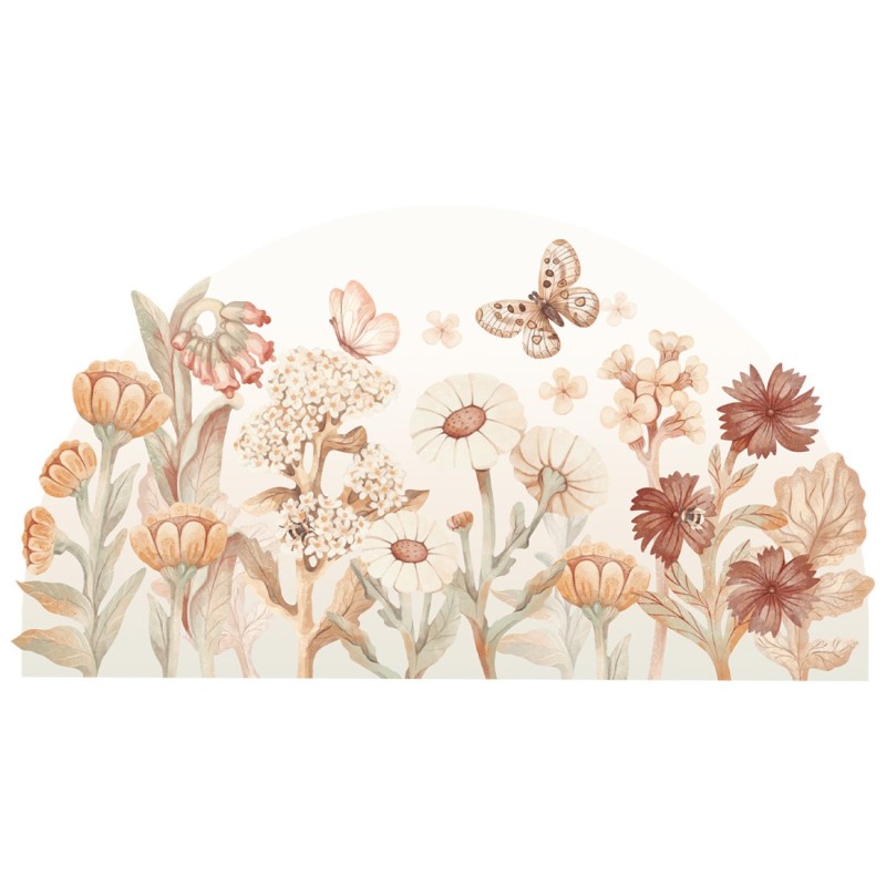 Seinakleebis flowers boho suurus-L