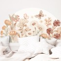 Seinakleebis flowers boho suurus-XL