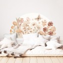 Seinakleebis flowers boho suurus-XL