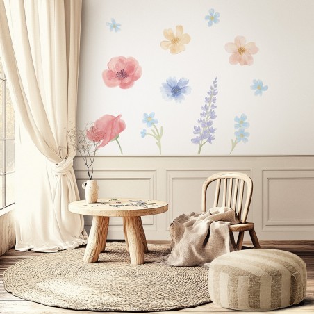 Seinakleebised spring garden set I