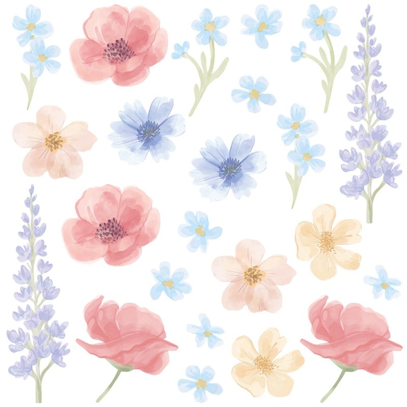 Seinakleebised spring garden set Il