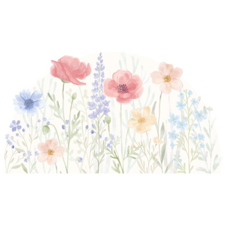 Seinakleebis spring garden suurus-XXL