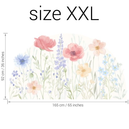 Seinakleebis spring garden suurus-XXL