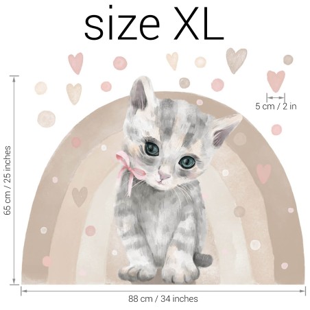 Seinakleebis kass XL-suurus