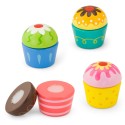 Puidust muffinid 4 tk
