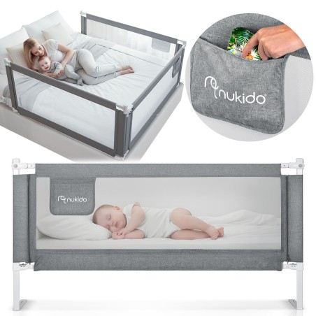 Voodi turvareeling voodipiire lukuga 200 cm hall