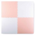 Ricokids suur puslematt 60x60 cm 4 tk. virsik ja valge