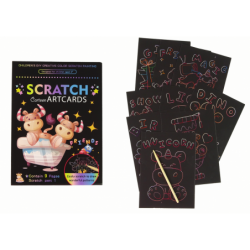 Scratch värvimisraamat lastele loomadele
