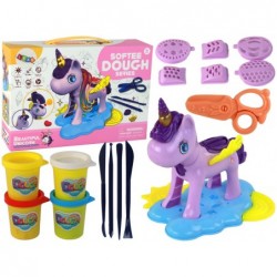 Play dough Unicorn DIY Play tainas Juuksur