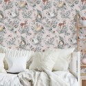 Tapeet woodland pink