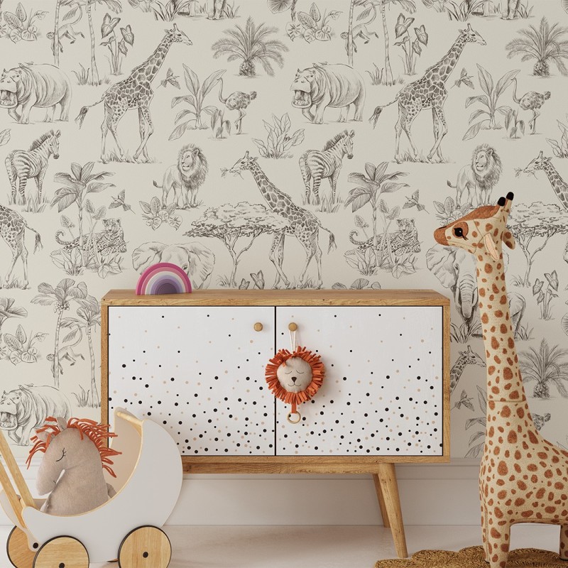 Tapeet Safari cream