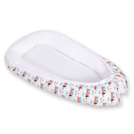 Beebipesa kahepoolne Premium Cocoon väikelastele - doggies