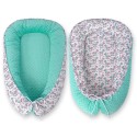 Beebipesa kahepoolne Premium Cocoon väikelastele minky-kiikhobused