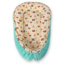 Beebipesa kahepoolne Premium Cocoon väikelastele minky-teepee