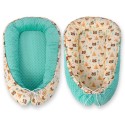 Beebipesa kahepoolne Premium Cocoon väikelastele minky-teepee