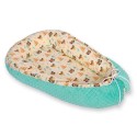 Beebipesa kahepoolne Premium Cocoon väikelastele minky-teepee