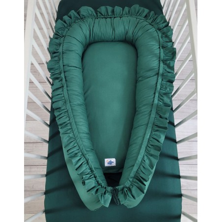 Beebipesa Premium Cocoon väikelastele volangiga - roheline