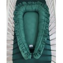 Beebipesa Premium Cocoon väikelastele volangiga - roheline